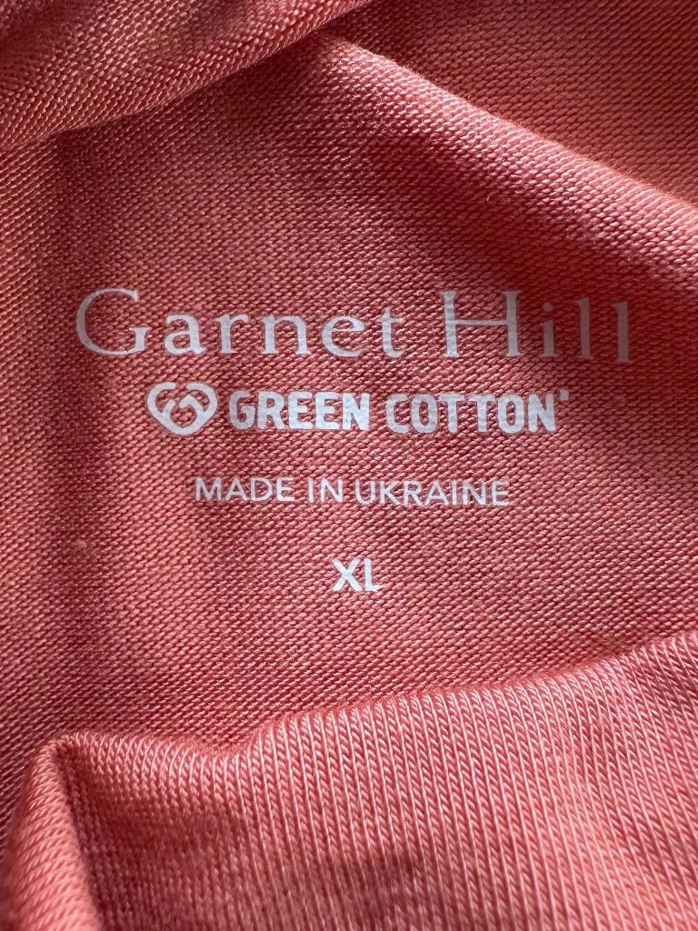 NWT Garnet Hill TENCEL Lyocell Mock Neck Sleeveless Top Orange XL